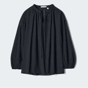 J.W Anderson x Uniqlo black lightweight cotton top Small